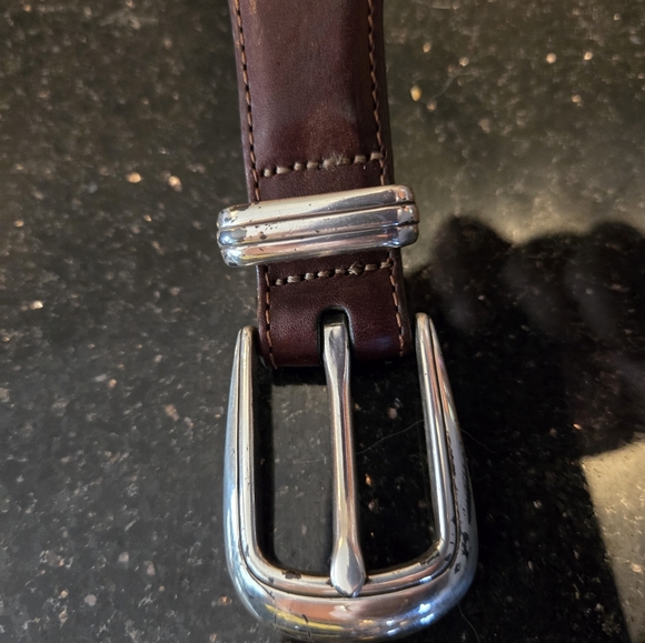 Mens Brighton Onyx belt - Picture 3 of 4